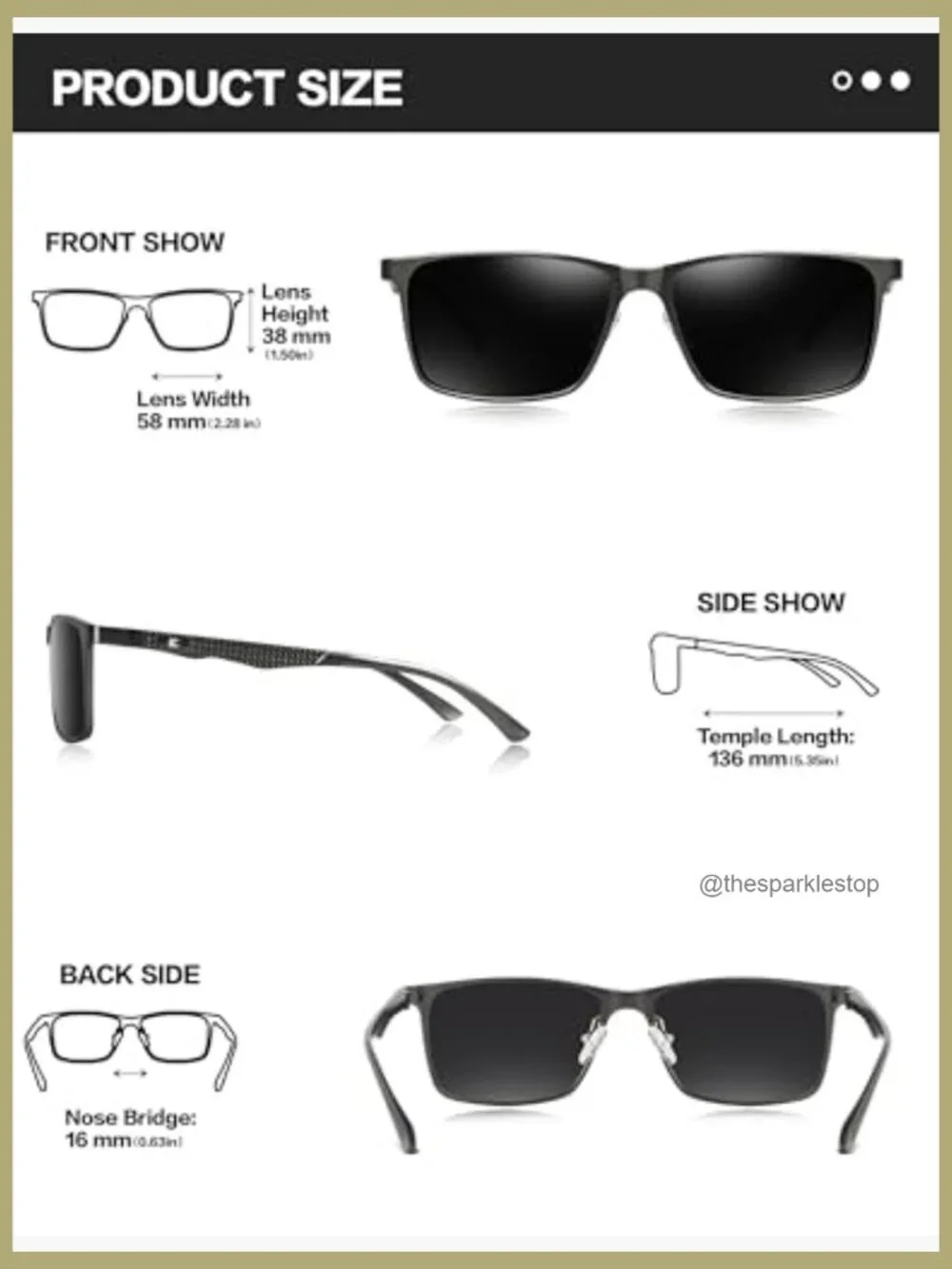 Polarized Sunglasses for Driving UV Protection Al-Mg Metal Lightweight Shades